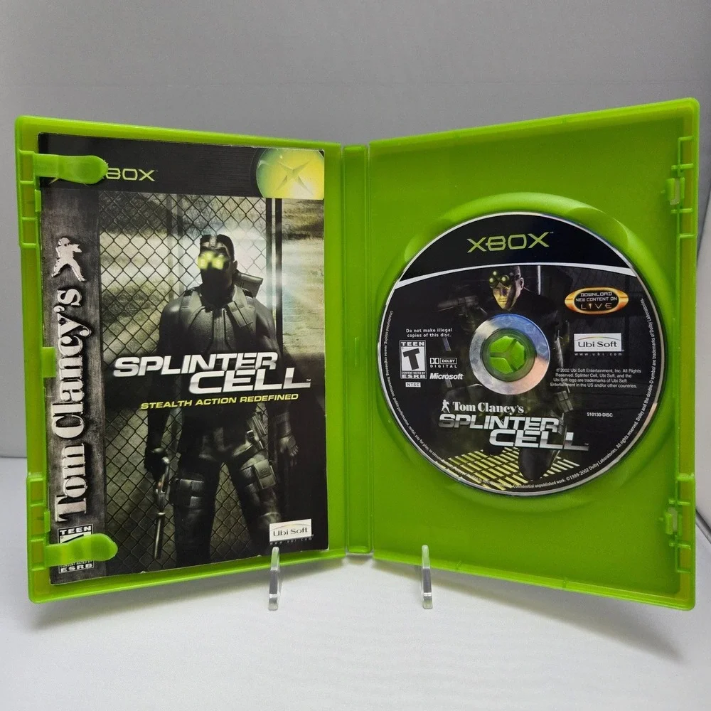Tom Clancys Splinter Cell -‎ Original Xbox - Complete CIB W/ Manual Tested